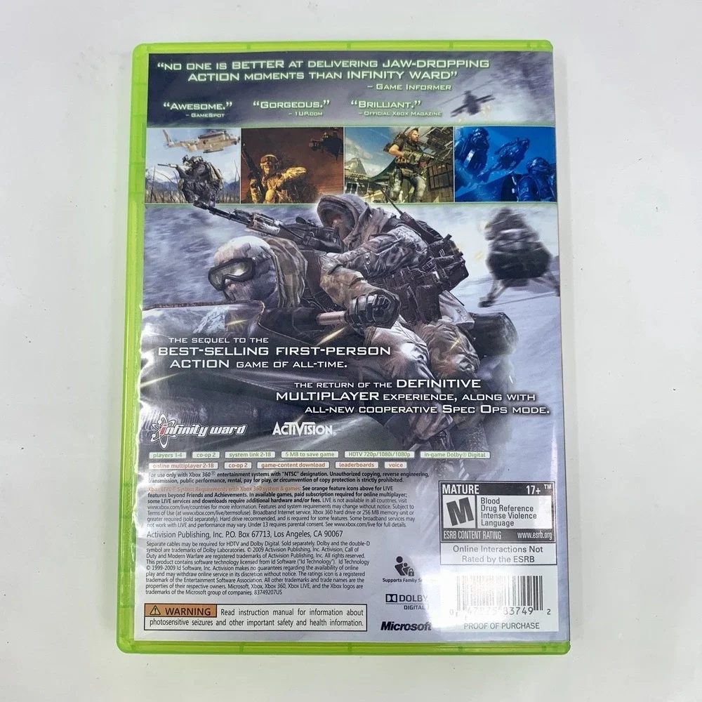 Call of Duty: Modern Warfare 2 - Microsoft Xbox 360 - CIB with Manual